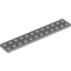 Набор LEGO Plate 2 x 12, Светлый сине-серый