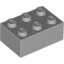 Набор LEGO Brick 2 x 3, Светлый сине-серый