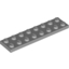 Набор LEGO Plate 2 x 8, Светлый сине-серый