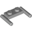 Набор LEGO Plate Special 1 x 2 with Handles [Flat Ends / Low Attachment], Светлый сине-серый