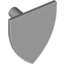 Набор LEGO Minifig Shield - Triangular, Светлый сине-серый