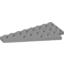 Набор LEGO Wedge Plate 8 x 4 Wing Left, Светлый сине-серый