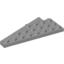 Набор LEGO Wedge Plate 8 x 4 Wing Right, Светлый сине-серый