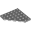 Набор LEGO Wedge Plate 6 x 6 Cut Corner, Светлый сине-серый