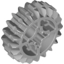 Набор LEGO Technic Gear 20 Tooth Double Bevel with Axle Hole Type 2 [X Opening], Светлый сине-серый