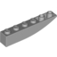 Набор LEGO Slope Curved 6 x 1 Inverted, Светлый сине-серый