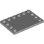 Набор LEGO Tile Special 4 x 6 with Studs on Edges, Светлый сине-серый