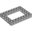Набор LEGO Technic Brick 6 x 8 with Open Center 4 x 6, Светлый сине-серый