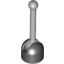 Набор LEGO Lever Small Base with Light Bluish Gray Lever, Черный