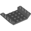 Набор LEGO Slope Inverted 45В° 6 x 4 Double with 4 x 4 Cutout, Темный сине-серый