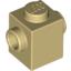 Набор LEGO Brick Special 1 x 1 with Studs on 2 Sides, Tan