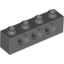 Набор LEGO Technic Brick 1 x 4 [3 Holes], Темный сине-серый