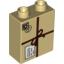 Набор LEGO Duplo, Brick 1 x 2 x 2 with Tied Parcel with Postmark Print, Tan