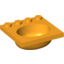 Набор LEGO  Sink 4 x 4 with Elliptical Basin, Bright Light Orange