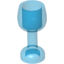 Набор LEGO Minifig Goblet Large, Trans-Dark Blue