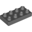 Набор LEGO Plate 2 x 4, Темный сине-серый