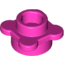 Набор LEGO Plate Round 1 x 1 with Flower Edge [4 Petals], Темно-розовый