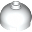 Набор LEGO Brick, Round 2 x 2 Dome Top - Hollow Stud with Bottom Axle Holder x Shape + Orientation, Белый