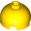 Набор LEGO Brick, Round 2 x 2 Dome Top - Hollow Stud with Bottom Axle Holder x Shape + Orientation, Желтый