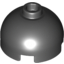 Набор LEGO Brick, Round 2 x 2 Dome Top - Hollow Stud with Bottom Axle Holder x Shape + Orientation, Черный