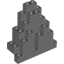 Набор LEGO Rock Panel Triangular 3 x 8 x 7 (aka LURP), Темный сине-серый