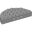 Набор LEGO Brick Round Corner 4 x 8 Full Brick Double, Светлый сине-серый