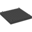 Набор LEGO Brick Special 12 x 12 with 3 Pin Holes on Each Side and Vertical Peg at Each Corner, Черный