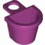 Набор LEGO Minifig Basket [D Style with Neck Bracket], Пурпурный