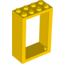 Набор LEGO Door Frame 2 x 4 x 5, Желтый