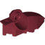 Набор LEGO Foot with Rotation Joint Ball Half [Vertical Side], Темно-красный