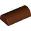 Набор LEGO Brick Curved 2 x 4 No Studs, Curved Top, Красно-коричневый