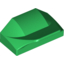 Набор LEGO Brick Wedged 1 x 2 x 2/3 No Studs, Wing End, Зеленый