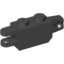 Набор LEGO Hinge Brick 1 x 2 Locking with 1 Finger Vertical End and 2 Fingers Horizontal End, Черный