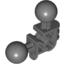 Набор LEGO Bionicle Ball Joint 3 x 3 x 2 90 Degree with 2 Ball Joints and Axle hole, Темный сине-серый