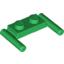 Набор LEGO Plate Special 1 x 2 with Handles [Flat Ends / Low Attachment], Зеленый