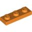 Набор LEGO Plate 1 x 3, Оранжевый