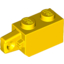 Набор LEGO Hinge Brick 1 x 2 Locking with 1 Finger Vertical End, Желтый