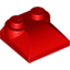 Набор LEGO Brick Curved 2 x 2 x 2/3 Two Studs, Curved Slope End, Красный