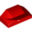 Набор LEGO Brick Wedged 1 x 2 x 2/3 No Studs, Wing End, Красный