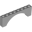 Набор LEGO Brick Arch 1 x 8 x 2, Светлый сине-серый