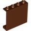 Набор LEGO Panel 1 x 4 x 3 [Hollow Studs], Красно-коричневый
