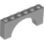 Набор LEGO Brick Arch 1 x 6 x 2 - Thick Top with Reinforced Underside, Светлый сине-серый