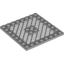 Набор LEGO Plate Special 8 x 8 with Grille [Hole in Center], Светлый сине-серый