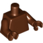 Набор LEGO Torso Plain / Reddish Brown Arms / Reddish Brown Hands, Красно-коричневый