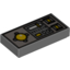 Набор LEGO Tile 1 x 2 with Joystick and Vehicle Control Panel Print, Темный сине-серый