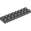 Набор LEGO Plate 2 x 8, Темный сине-серый