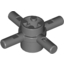 Набор LEGO Technic Axle Connector Hub with 4 Bars at 90В°, Темный сине-серый
