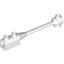 Набор LEGO Bar 1 x 8 with Brick 1 x 2 Curved Top End (Axle Holder Inside Small End), Белый