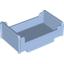 Набор LEGO Duplo Furniture Bed 3 x 5 x 1 2/3, Bright Light Blue