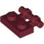 Набор LEGO Plate Special 1 x 2 Side Handle [Free Ends], Темно-красный